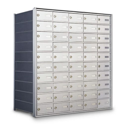 Rear Loading 50-Door Horizontal Private Mailbox